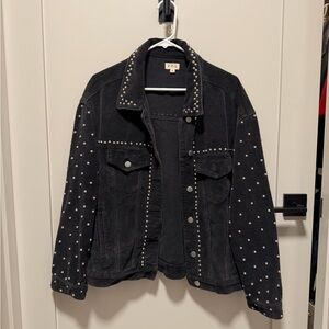 POL Black Studded Jacket